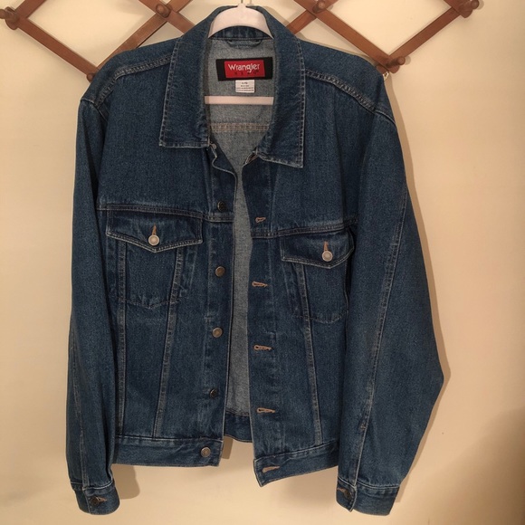 Vintage Wrangler Hero Oversized Denim Jacket L - Picture 3 of 8